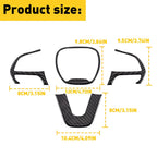 Set of 4 Steering Wheel Frame Cover Trim for Dodge Challenger/Charger (2015–2023)