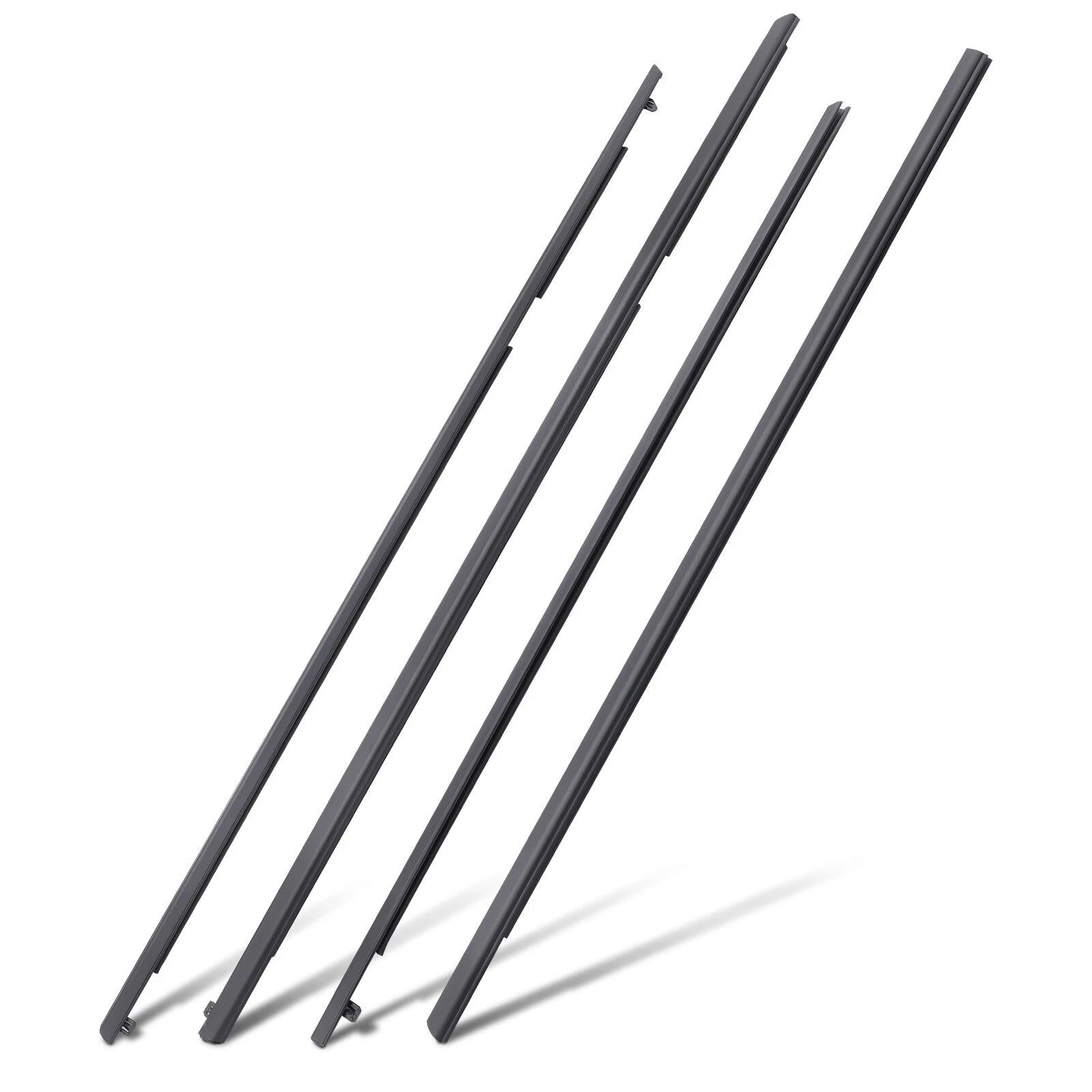 Set of 4 Lower Door Window Reveal Molding Weatherstrip for Pontiac G8 (2008–2009)