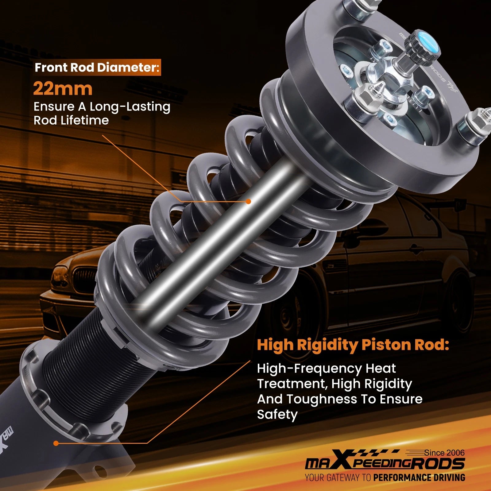 Coilovers Lowering Kit for BMW 3 Coupe E92 (2005-2013)