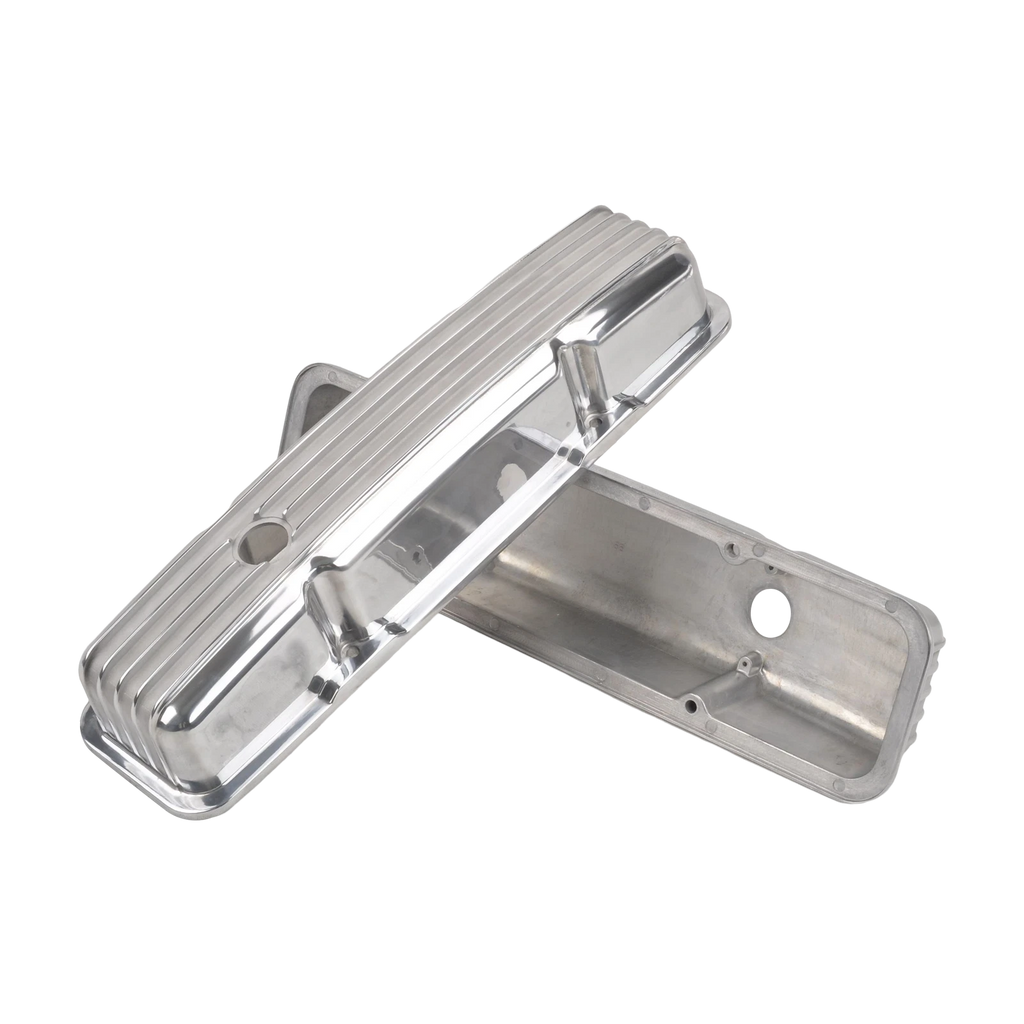 Short Valve Covers & 15" Oval Air Cleaner for Chevy SBC (1958–1986)
