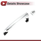 Car Door Handle Grip for Hyundai Elantra Rear Left (2020) Silver Tone