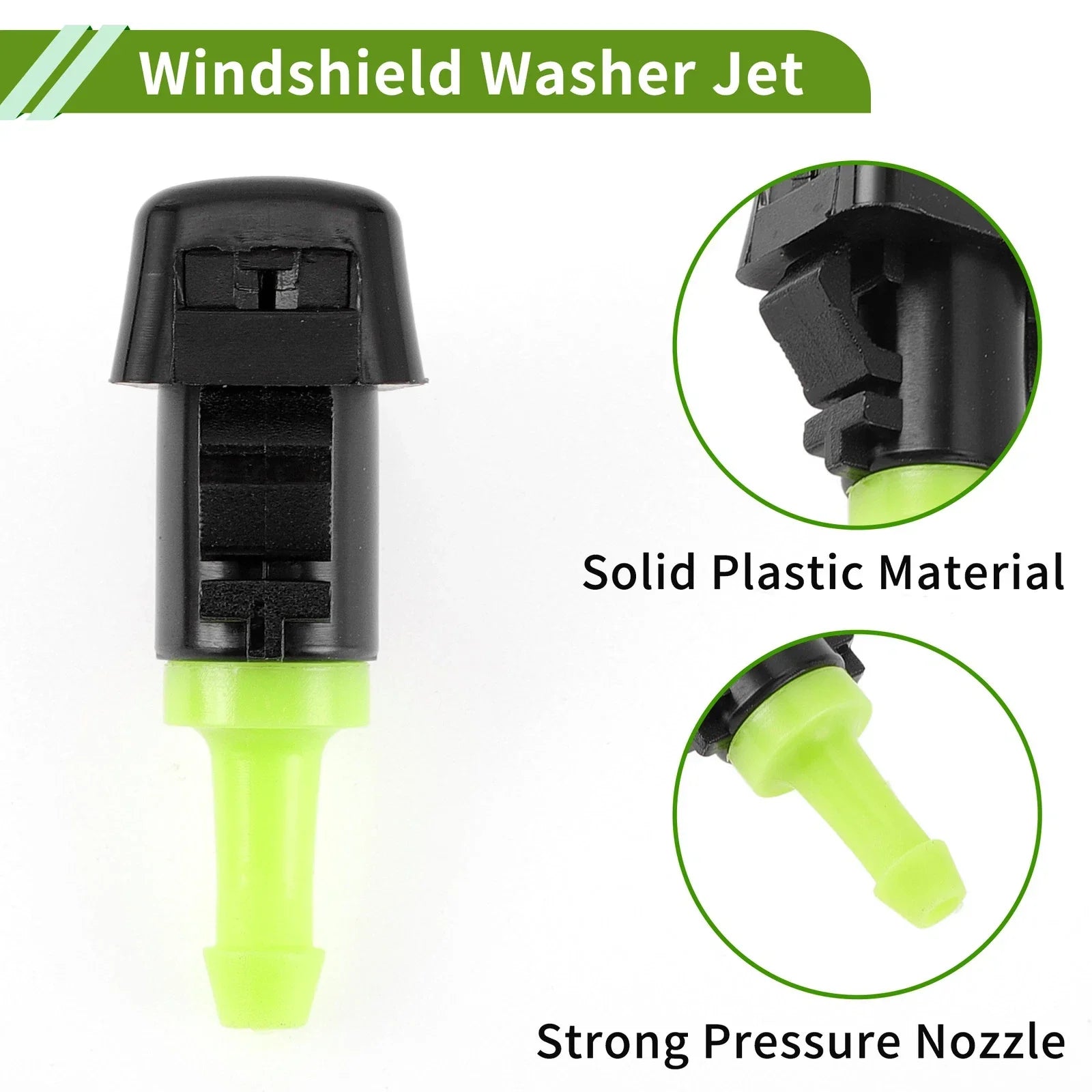 Windshield Washer Nozzle & Hose Connector for Dodge (2001-2006)