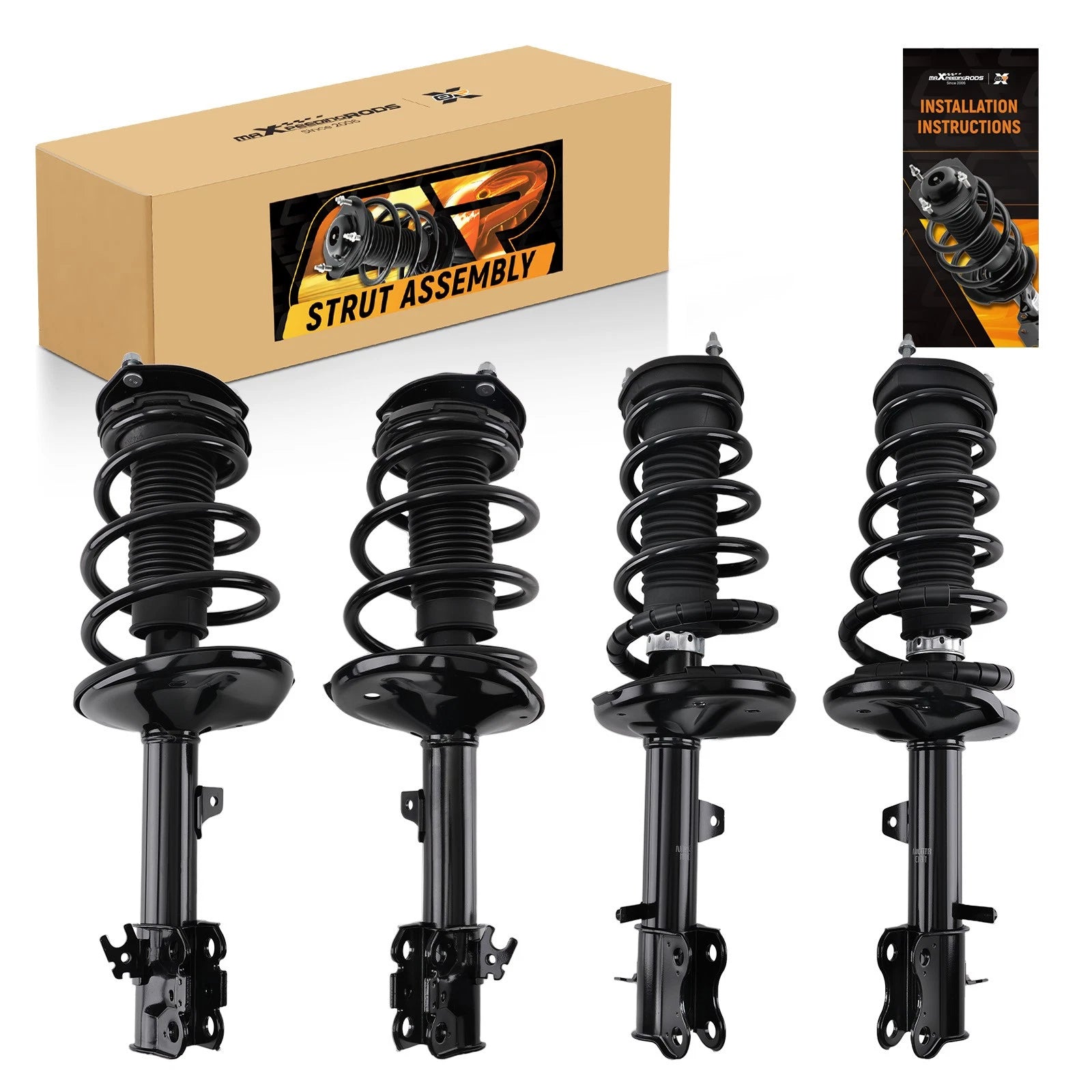 Set of 2 Front Rear Struts w/Coil Spring for Lexus RX300 (1999–2003) 271499