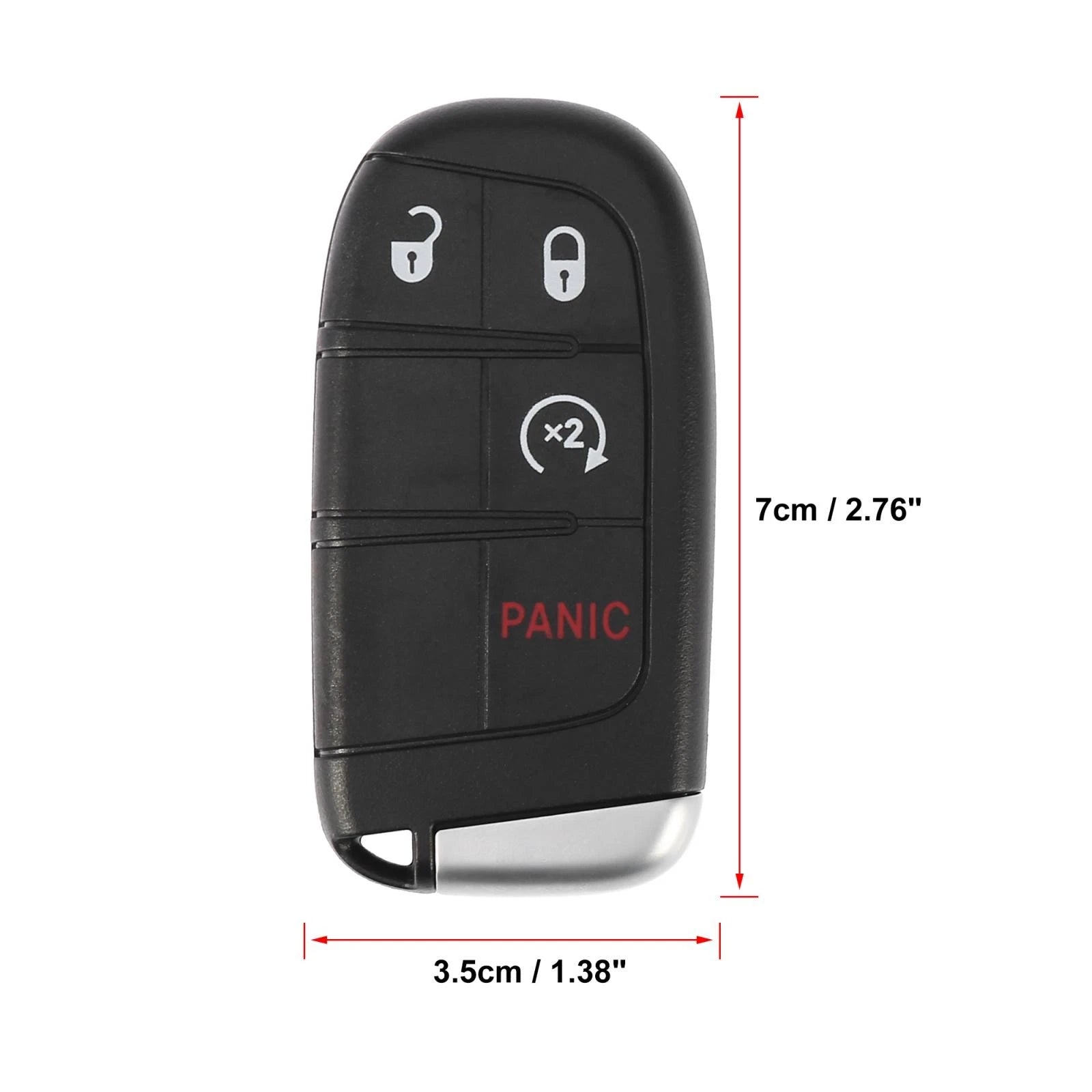 Keyless Entry Remote Car Key 433MHz for Dodge Durango (2015–2018)