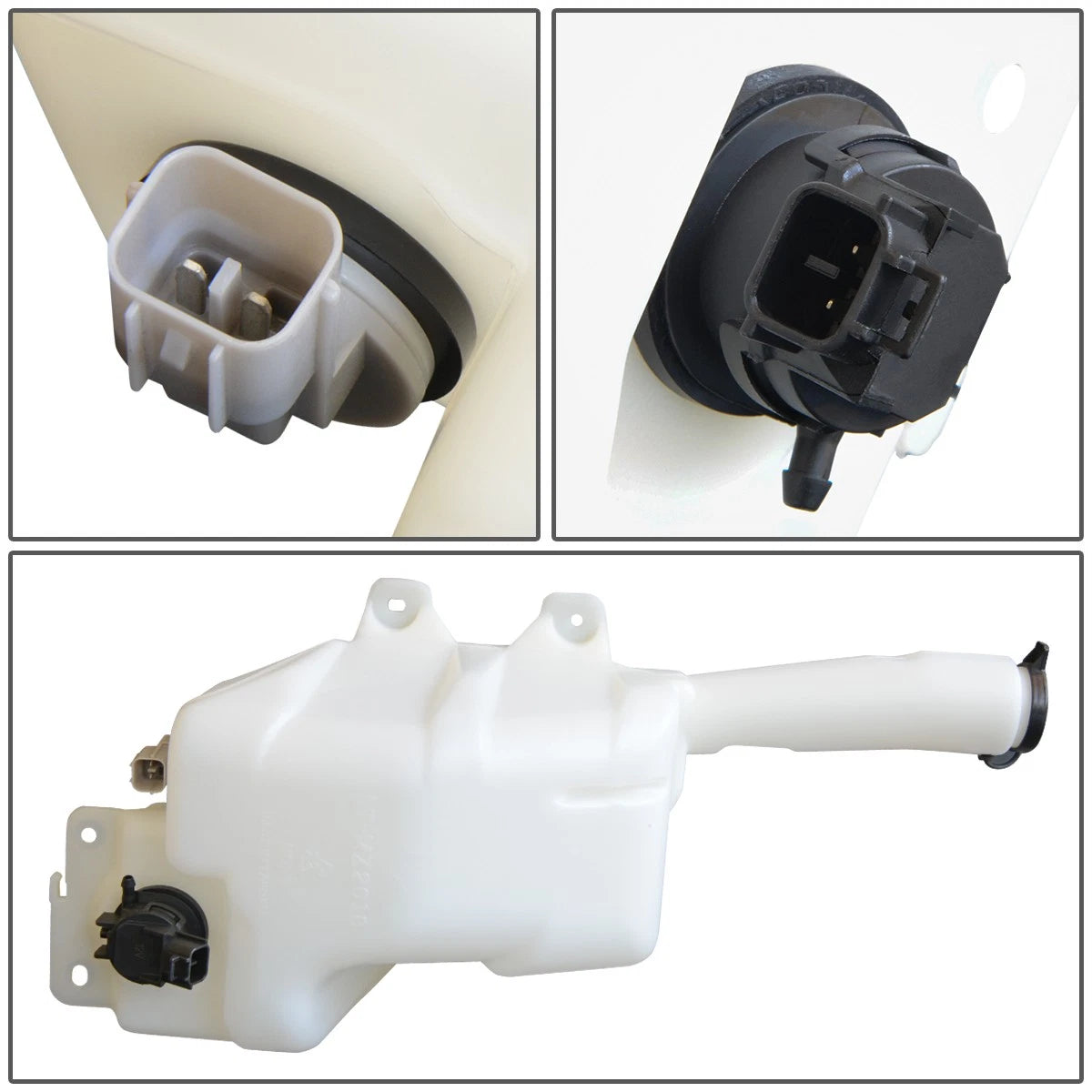 Windshield Washer Fluid Reservoir Tank w/ Level Sensor for Mazda 6 (2003–2004)