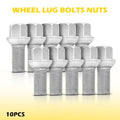 10PCS Wheel Lug Bolts Nuts for Mercedes Benz C200 C230 C250 C300 C350 (2001–2015)