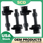 Set of 4 Ignition Coils for Volvo S40 V40 1.9L L4 (2000–2004) UF-365