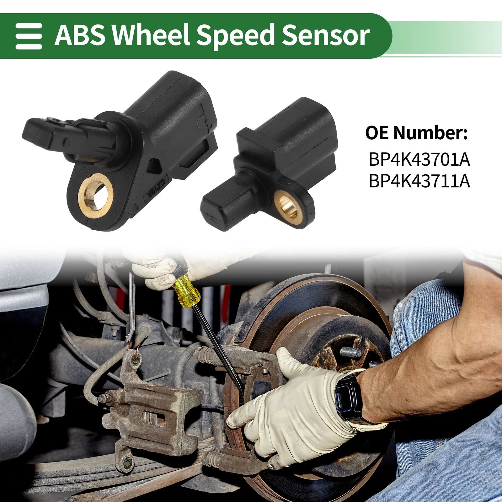 ABS Wheel Speed Sensor for Mazda 3 (2004–2012) BP4K43701A/BP4K43711A