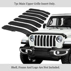 Stainless Black Billet Grille Insert for Jeep Gladiator (2020-2021)