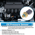 Engine Oil Pressure Sensor for Dodge Ram 2500 3500 6.7L (2010-2023)