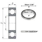 6810 Deep Groove Ball Bearing for Scooter Skateboard Wheel (50x65x7mm)