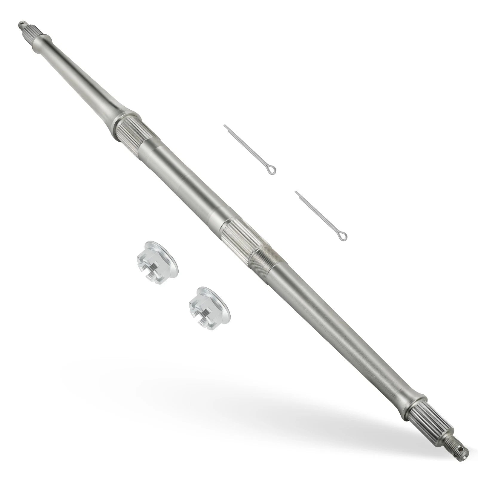 Rear Axle Shaft & Nuts for Yamaha Tri Z 250 (1985–1986) Banshee 350 (1987, 1989–2006)