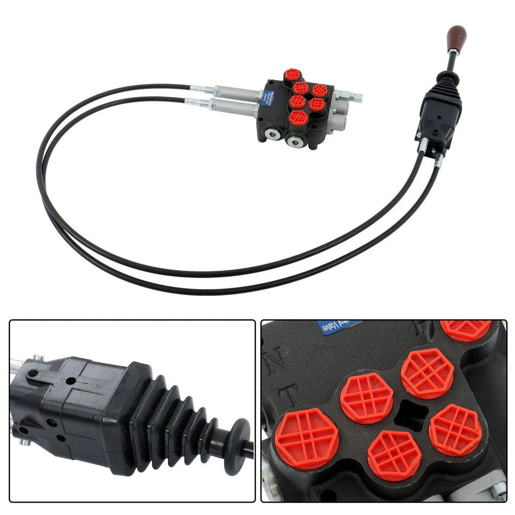 2X Remote Control Valve Kit for P80 (21GPM, Joystick, 25MPa, 3600PSI)