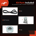 3X Serpentine Belt Drive Component Kit for Subaru Outback (2005-2009)