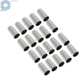 20 Pack Chrome Lug Nut Covers for Semi Truck (33mm)