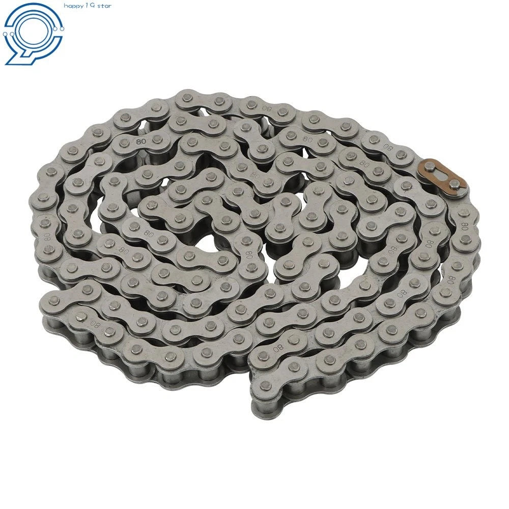 10 ft Roller Chain for - Carbon Steel, 1 Connector