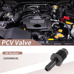 PCV Valve for Subaru Forester (2014–2018) 11810AA141 Metal Black