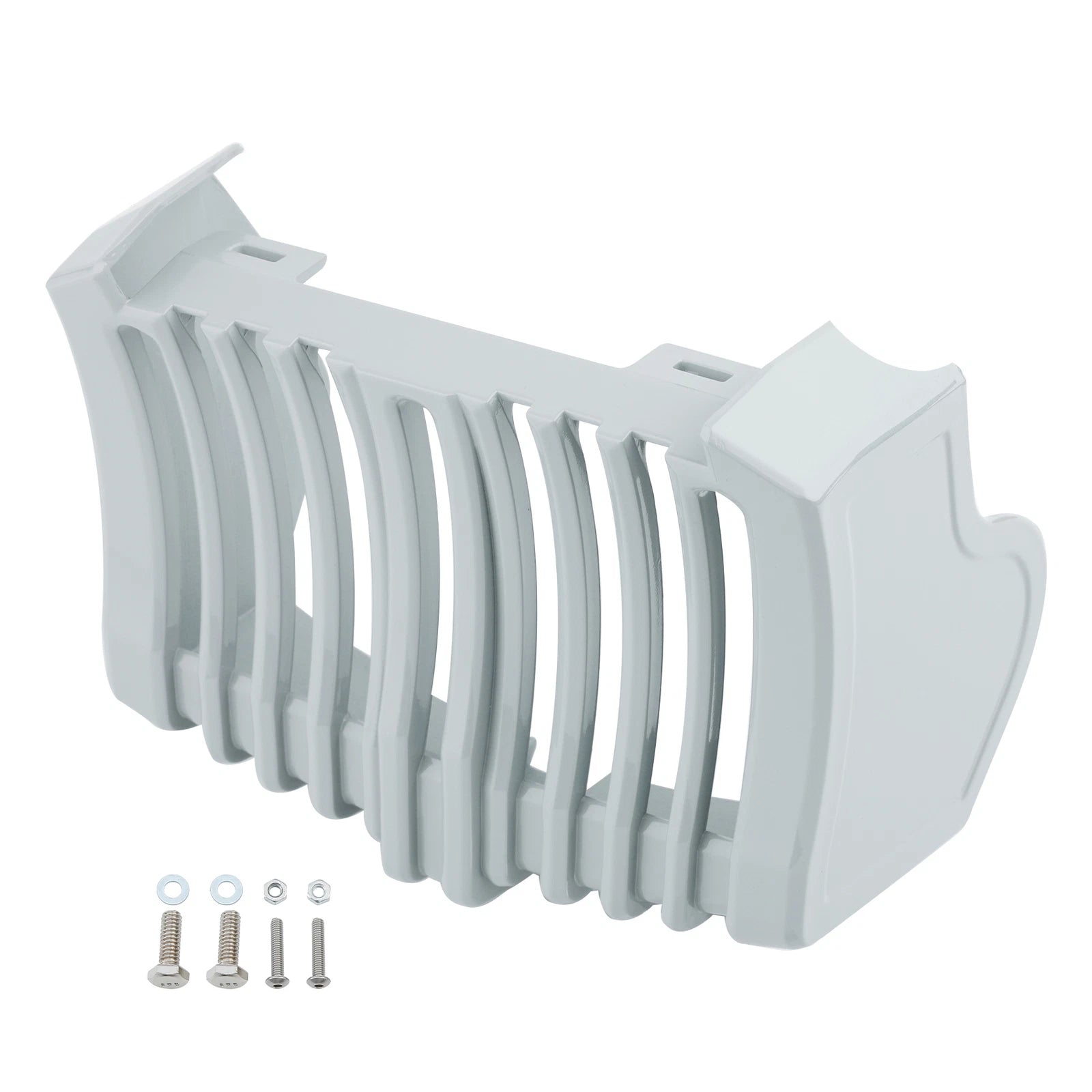 Oil Cooler Cover for Harley Electra Road Glide (2017–2023) Apple Green/White Gray