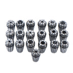 19Pcs Spring Collet Set for CNC Milling Lathe Tool