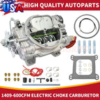 4 BBL Electric Choke Carburetor for Edelbrock Performer 600 CFM (1409)