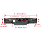Carbon Dash Cover with Cup Holders for Club Car DS (1982-Present)