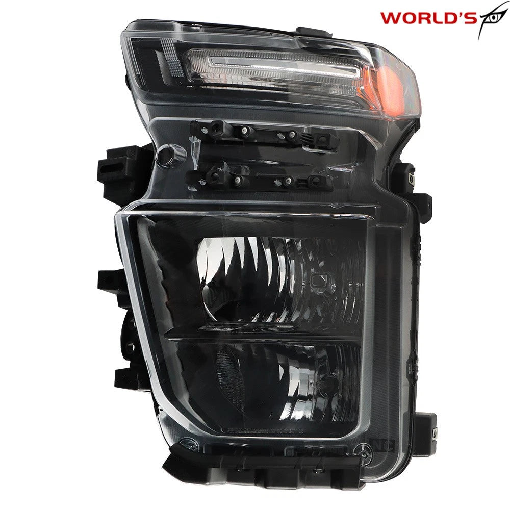 LH Headlight for Chevy Silverado 2500HD 3500HD (2020–2023) Halogen