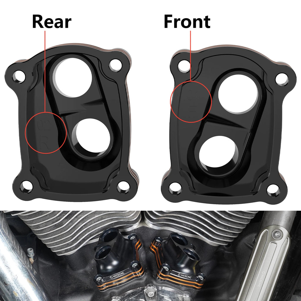 Set of 2 M8 Tappet Block Covers for Harley Street Glide Special (2017–2023)