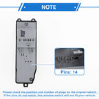 Front Right Power Window Switch for Toyota Hiace KDH200R (2005–2014) No. 8482026201