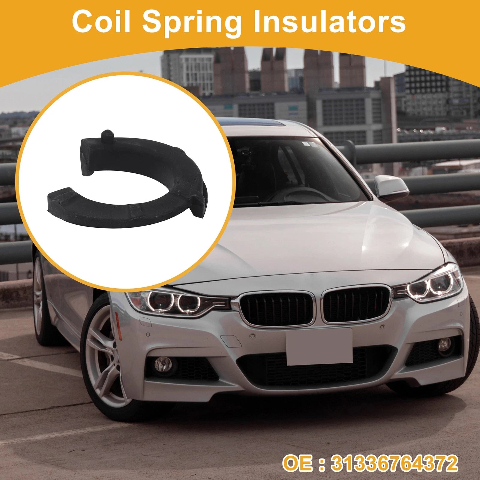 Lower Coil Spring Insulator No. 31336764372 for BMW 328 (2007–2013) Rubber