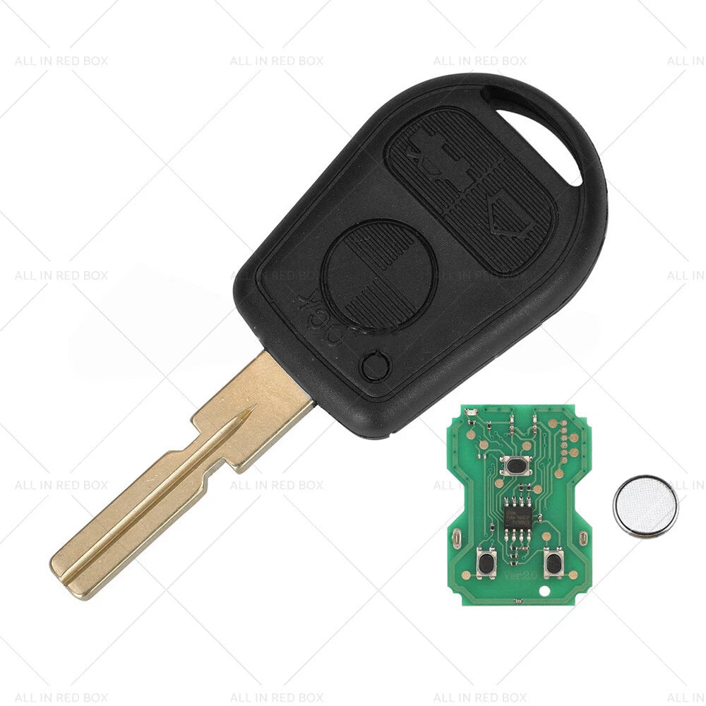 3 Button Remote Key for BMW E31 E32 E34 E36 E38 E39 E46 Z3 (1990–2002)