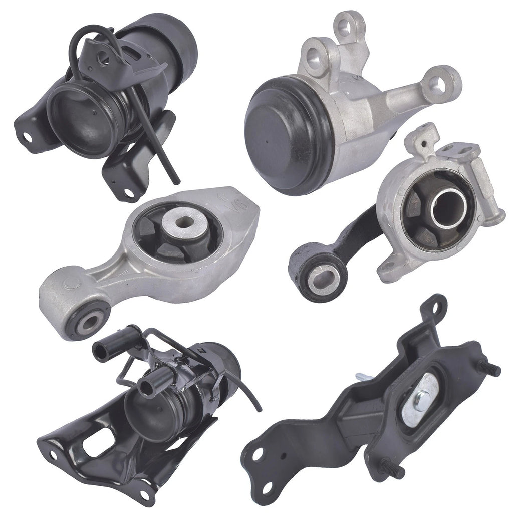 Set of 6 Engine and Transmission Mounts for Nissan Murano (2015–2024)
