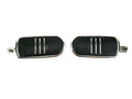 Set of 2 Chrome Passenger Foot Pegs for Harley Davidson Touring (1997–2024)