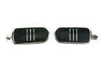 Set of 2 Chrome Passenger Foot Pegs for Harley Davidson Touring (1997–2024)