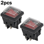 2X 4 Pin Rocker Switch for Power Pump Control (Universal)