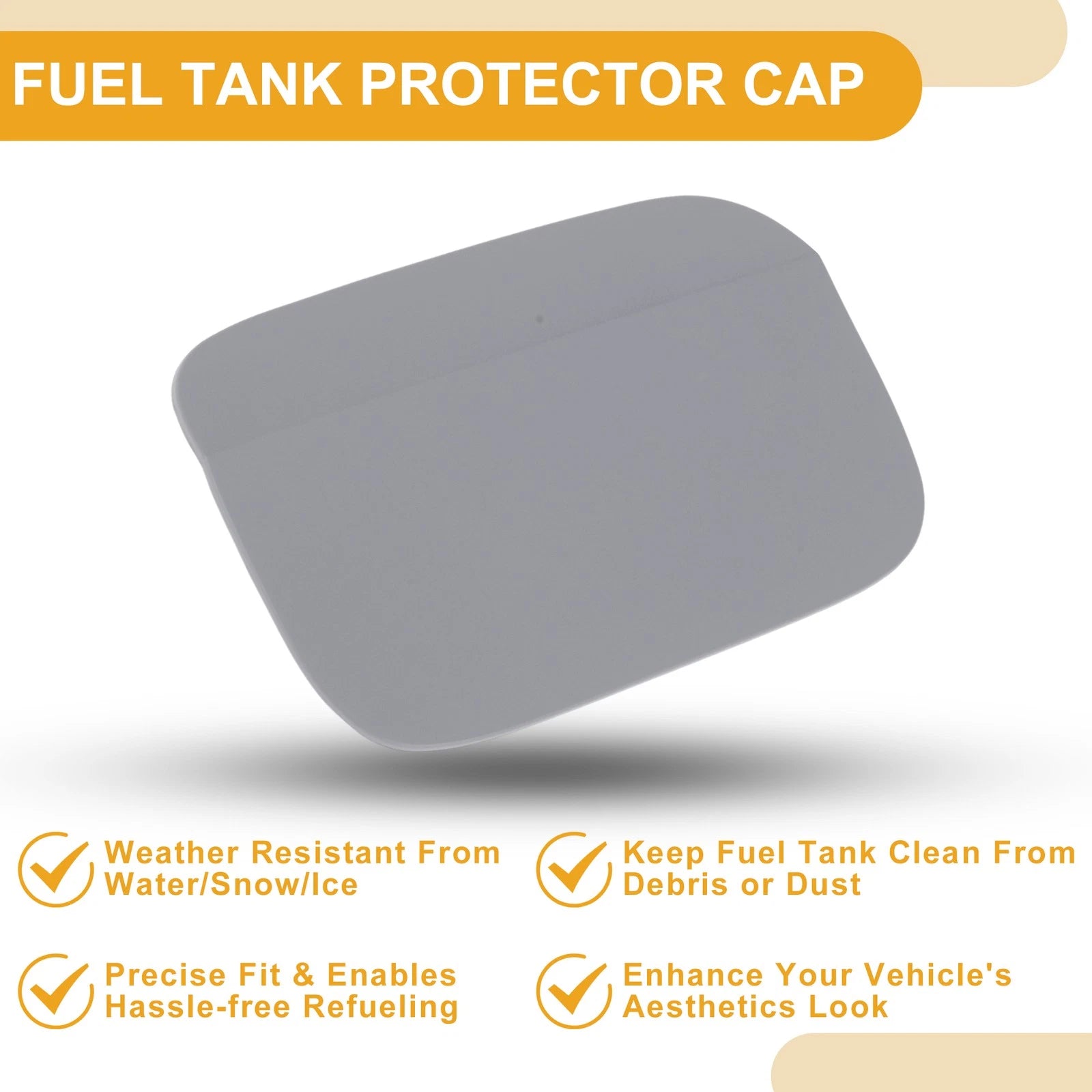 Fuel Tank Door Cap for Volkswagen Passat (2011–2018) Clip Type No. 561809857
