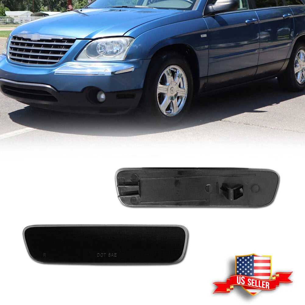 2X Smoke Side Marker Reflector Lens for Chrysler Pacifica (2004–2008)
