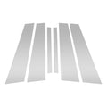 Set of 6 Door Pillar Window Trim for BMW 3-Series (2019–2022) Silver Tone