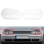 2X Front Headlight Lens Cover for VW Golf MK4 (1999–2005)
