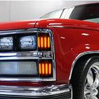 Dynamic Smoke LED Corner Turn Signal Lights for GMC Chevy C/K Silverado Suburban