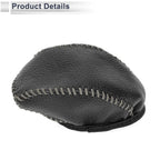 1 Pc Gear Shift Knob Cover for Toyota RAV4 (2019–2024) Pebbled Black Gray