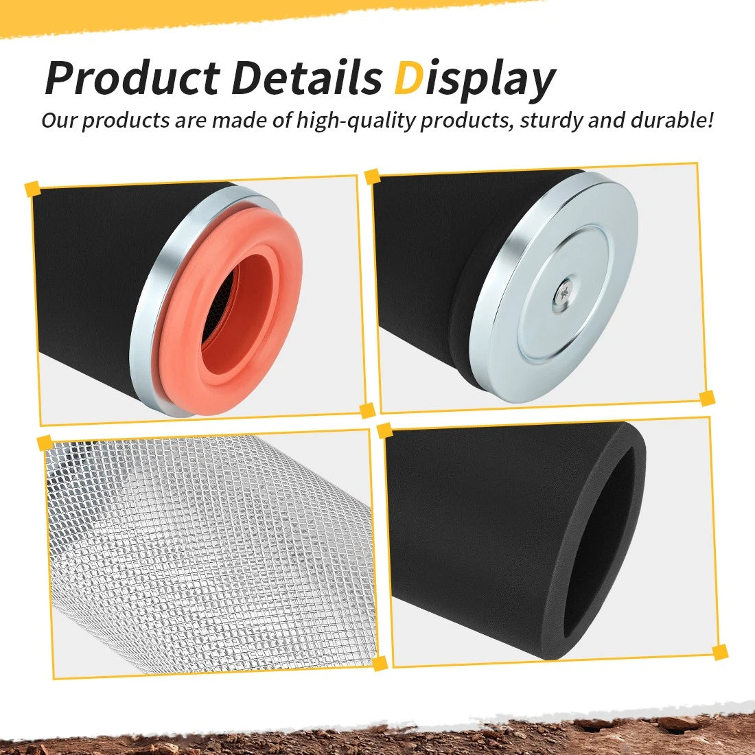 Air Filter for Hisun 500 700 UTV Massimo Bennche Coleman Axis (2015–2023) 17104-115-0000