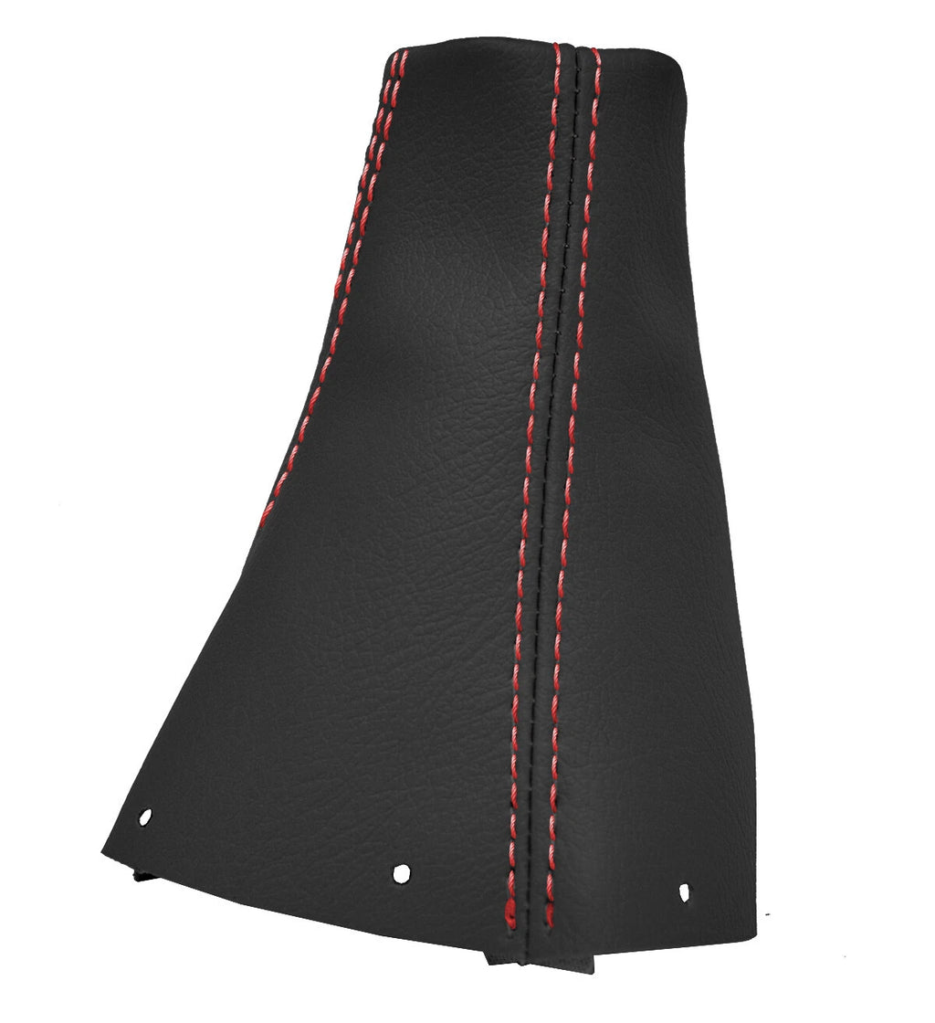 Leather Shift Boot Cover for Audi TT (1998–2006) Red Stitch