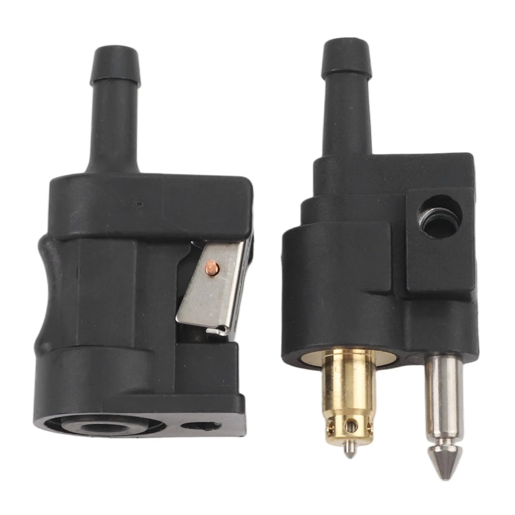 Fuel Line Connector for Outboard Motor Engine 6mm 1/4" (Fit Male & Female)