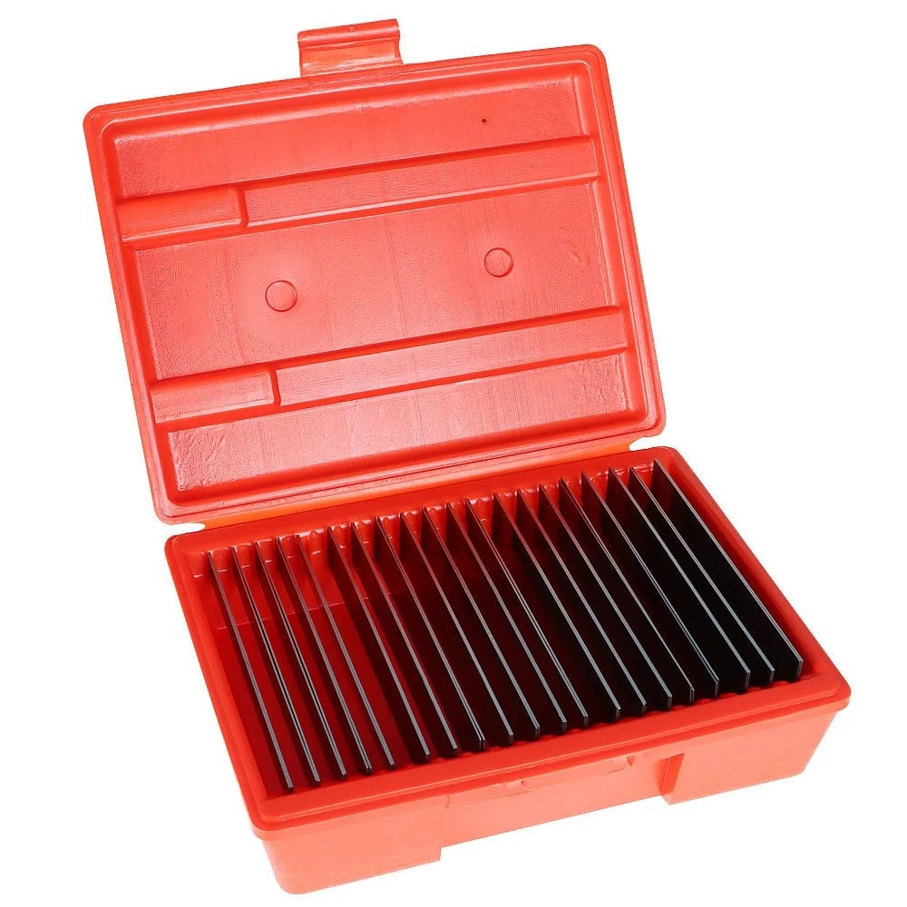 20 Pairs Steel Parallels 1/32" X 6" Hardened Thin w/ Case