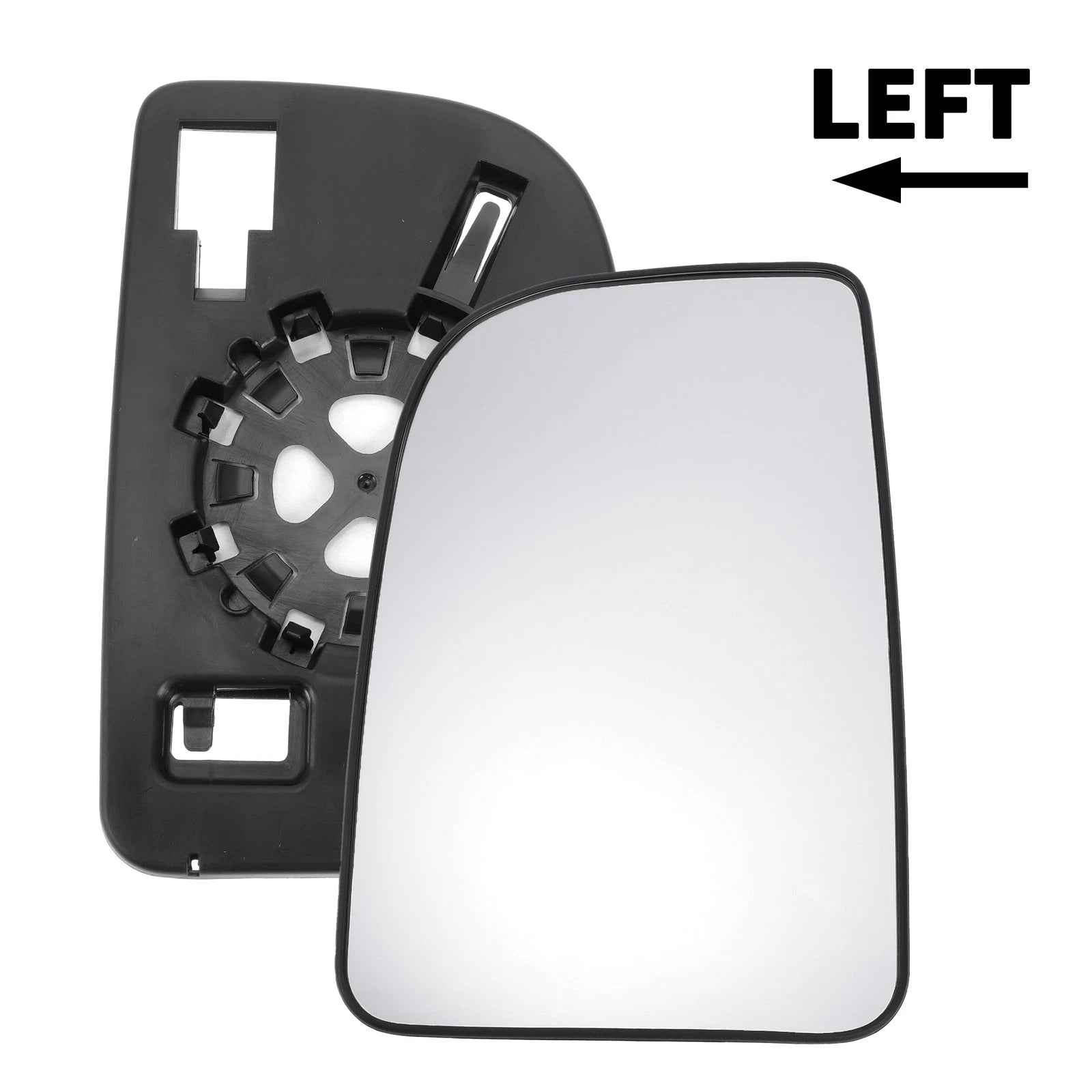 Left Upper White Mirror Glass for Mercedes Sprinter (2018–2023)