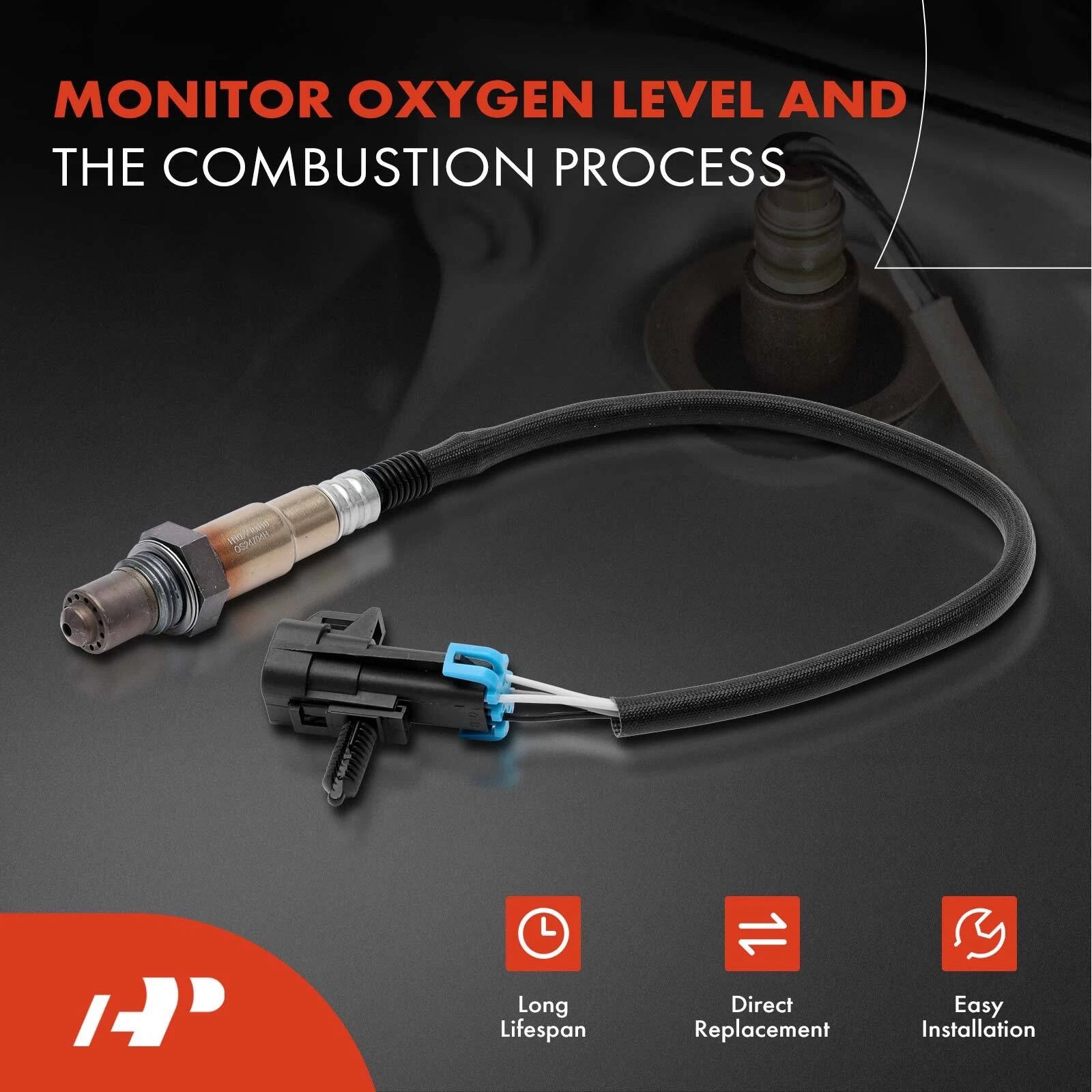 Set of 4 O2 Oxygen Sensors for Chevy Silverado 1500 GMC