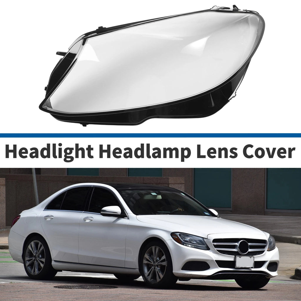 1 Pcs Headlight Lens Cover for Mercedes-Benz C-Class (2018–2020)