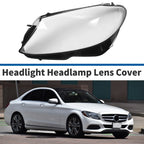1 Pcs Headlight Lens Cover for Mercedes-Benz C-Class (2018–2020)