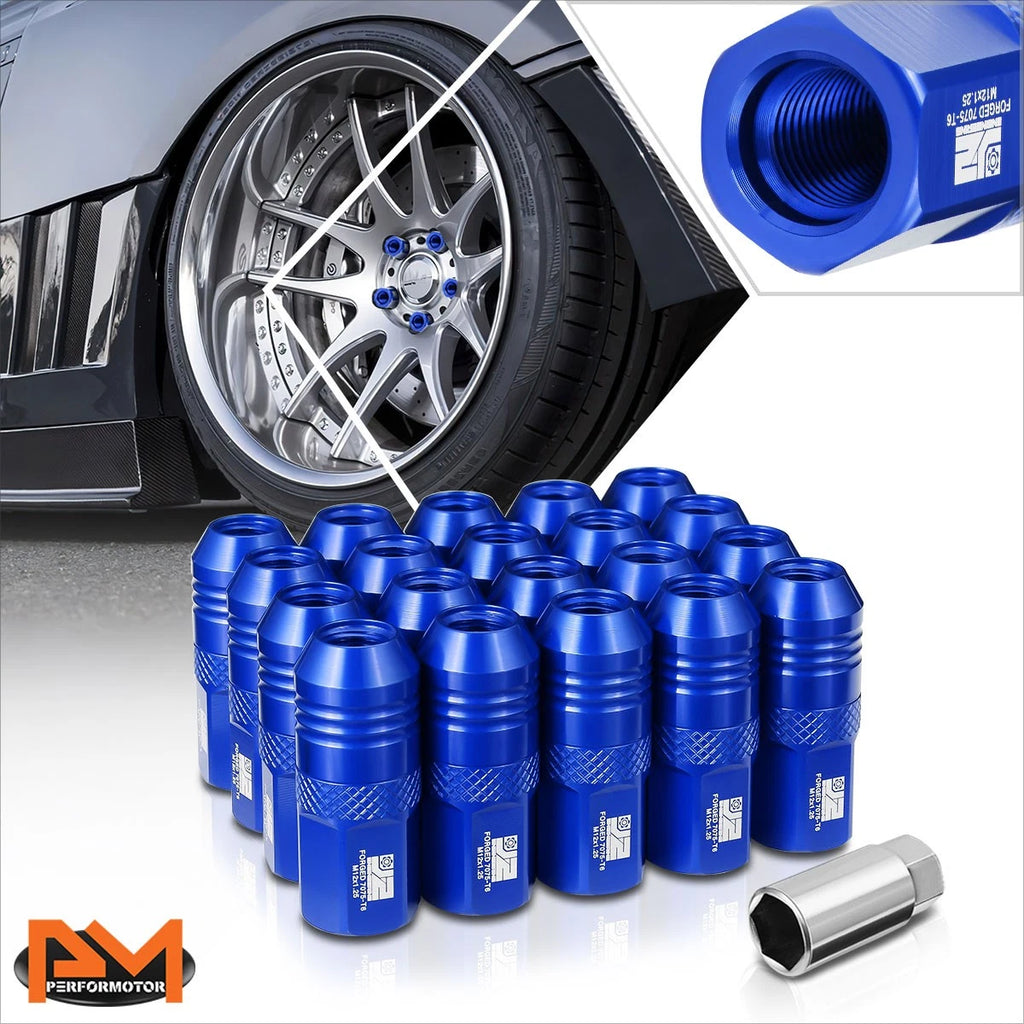 20Pcs M12x1.25 Open End Acorn Lug Nuts for Universal Fit