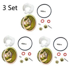 Set of 3 Carburetor Needle Bowl Gasket Float Kit for Honda GX120 GX160 GX200